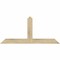 Ekena Millwork Portland Rough Sawn Timber Gable Bracket, Douglas Fir, 48"W x 22"H x 2"D x 4"F, 11/12 Pitch GBW048X22X0204POR00RDF - alternate 1